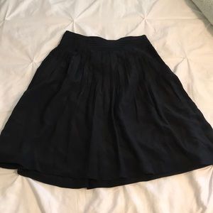 Black Chiffon Skirt